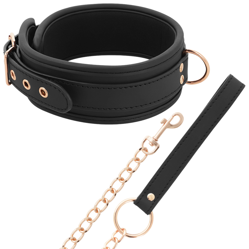 Coquette Chic Desire - Fantasy Vegan Leather Collar With Neoprene Lining - Image 2