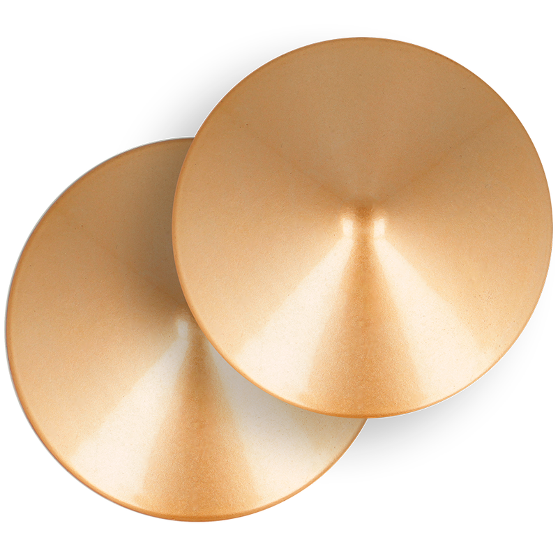 Coquette Chic Desire - Nipple Covers Golden Circles - Image 4