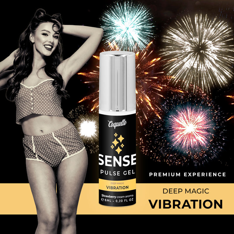 Coquette Chic Desire - Pulse Gel Strawberry Magic Vibration Premium 6Ml - Image 3