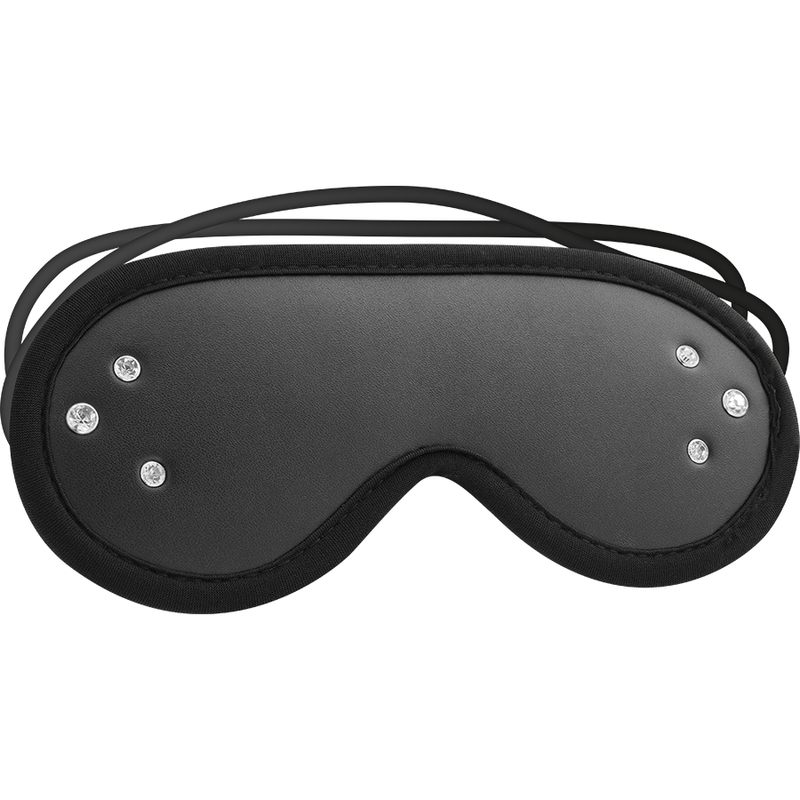 Coquette Chic Desire - Fantasy Vegan Leather Blind Mask With Neoprene Lining - Image 2