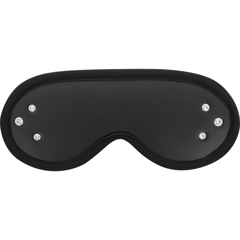 Coquette Chic Desire - Fantasy Vegan Leather Blind Mask With Neoprene Lining - Image 3