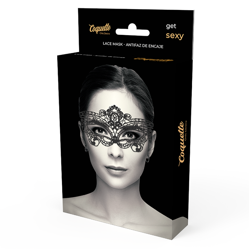 Coquette Chic Desire - Lace Mask Black - Image 4