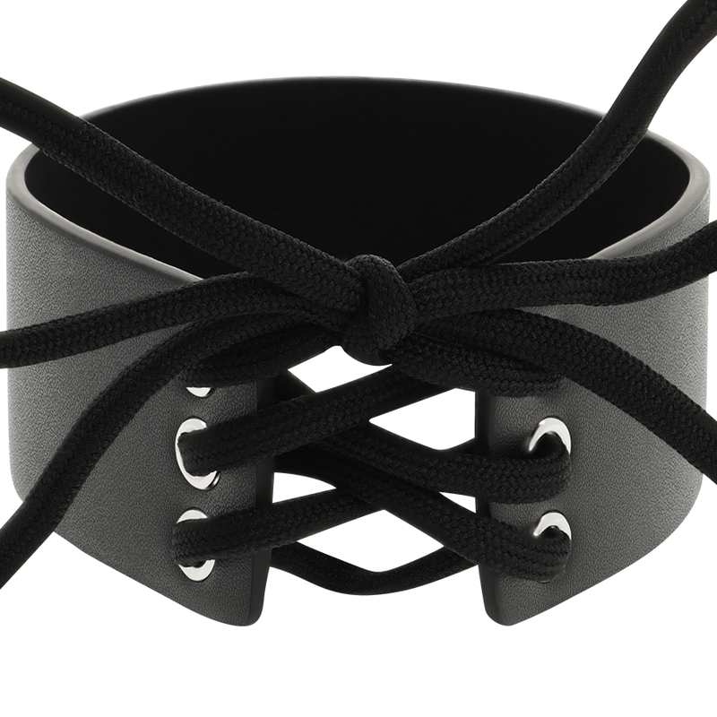 Coquette Chic Desire - Vegan Leather Choker - Image 3