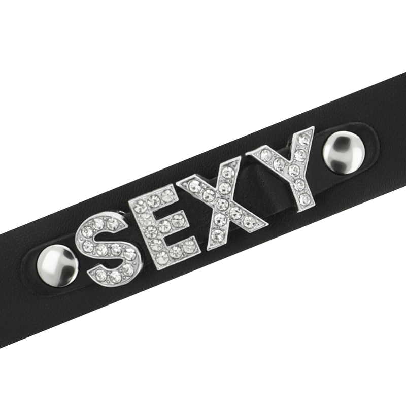 Coquette Chic Desire - Sexy Vegan Leather Choker - Image 3