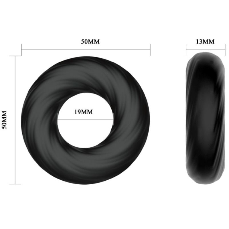 Crazy Bull - Spiraal Silicone Ring - Image 4
