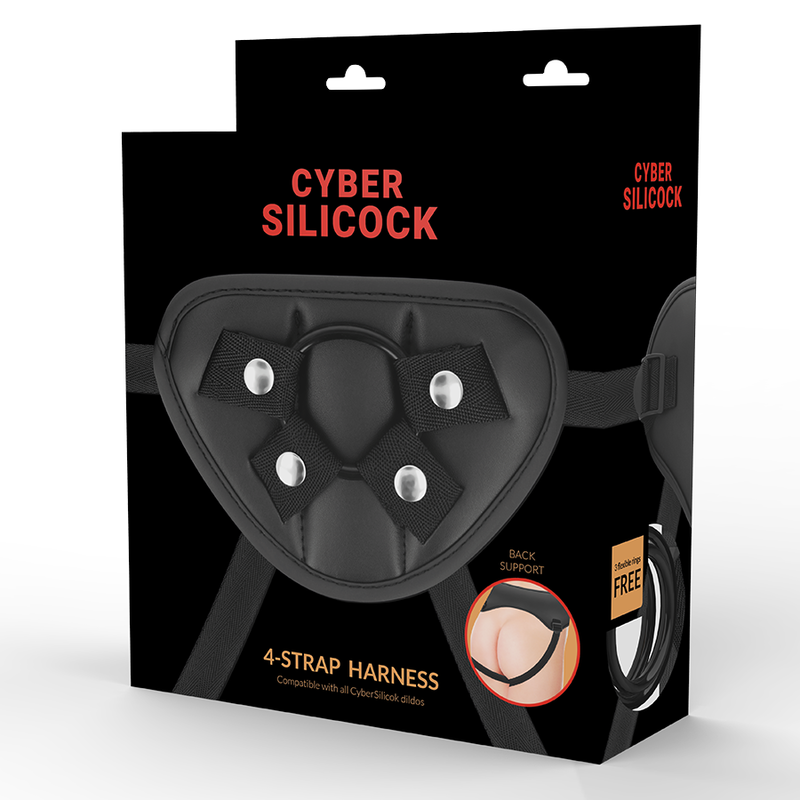 Cyber Silicock - Harnais Sangles Avec 3 Anneaux Gratuits - Image 5