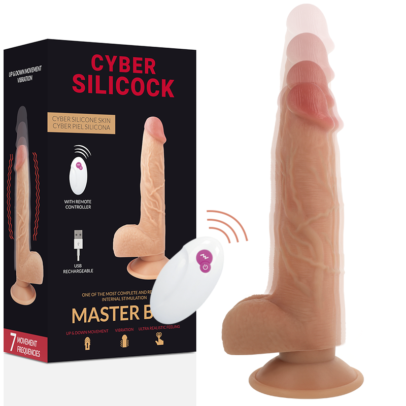 CYBER SILICOCK - REMOTE CONTROL REALISTIC MASTER BEN 23.88 CM -O- 4.3 CM - Image 3