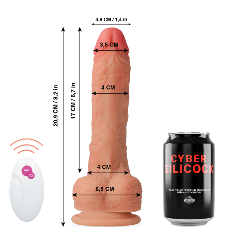 Cyber Silicock - Realistische Afstandsbediening Mr Rick 20.9 Cm -O- 4 Cm - Image 2