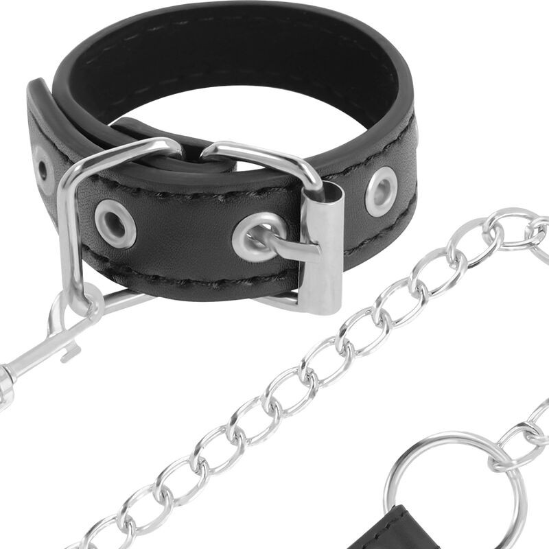 DARKNESS - PENIS RING WITH STRAP - Image 2