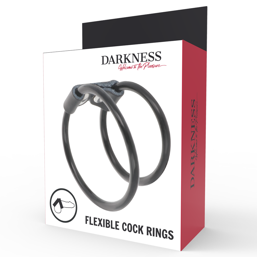 Darkness - Anneau Pénis Double Flexible - Image 3