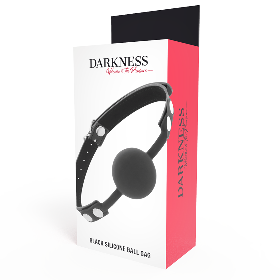 Darkness - Black Silicone Gag - Image 3
