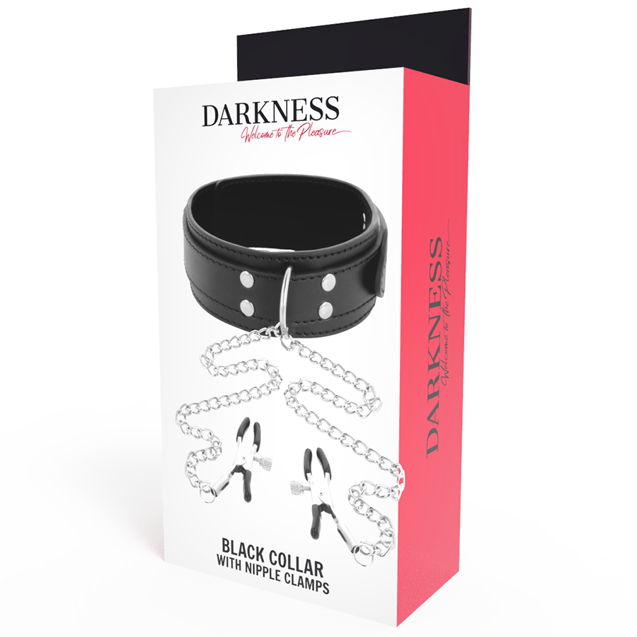 Darkness - Collier Avec Pinces  Nipple Noir - Image 3