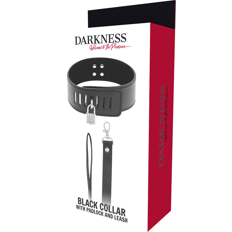 Darkness - Collier Bdsm Avec Serrure Noire - Image 4