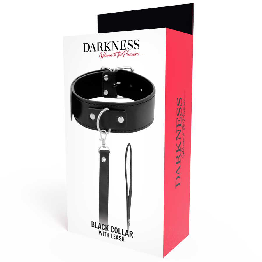 Darkness - Collier De Posture Avec Chaîne En Cuir - Image 4