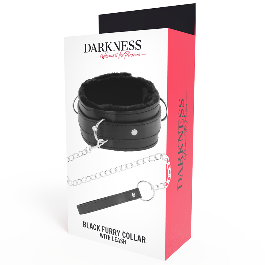 Darkness - Collier De Posture Confortable Avec Chaîne En Cuir - Image 4