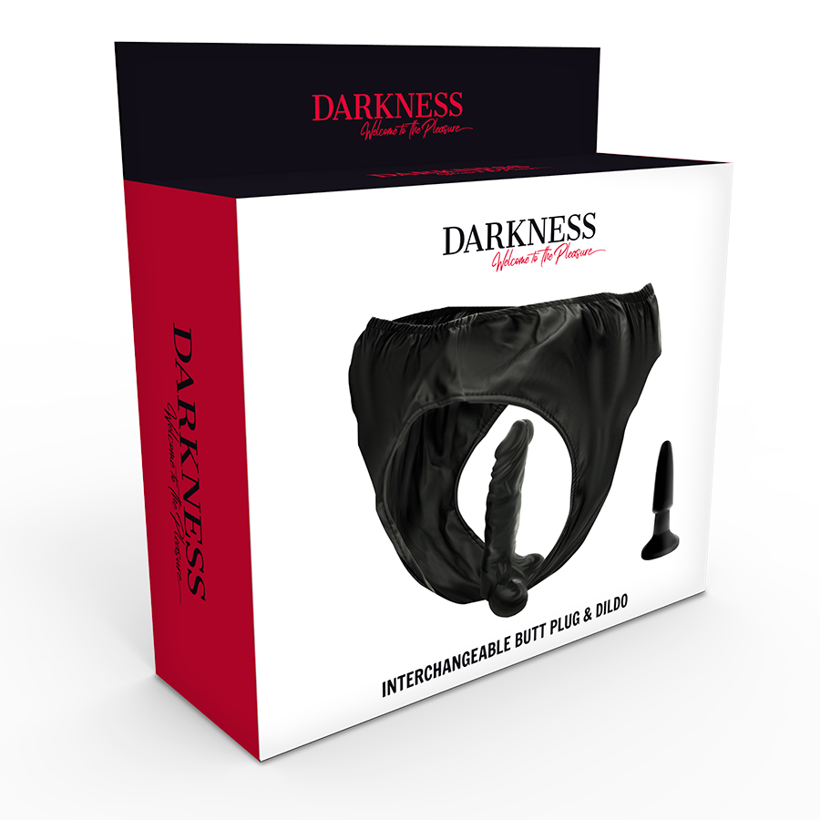 Darkness - Culotte Avec Plug Et Gode Interchangeable - Image 3