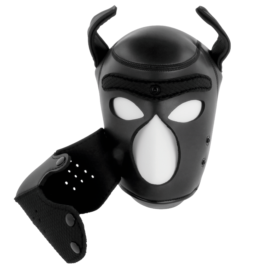 DARKNESS - NEOPRENE DOG MASK WITH REMOVABLE MUZZLE L - Image 4