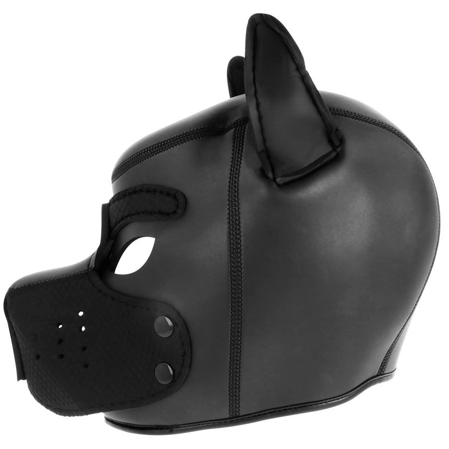 DARKNESS - NEOPRENE DOG MASK WITH REMOVABLE MUZZLE - Image 4