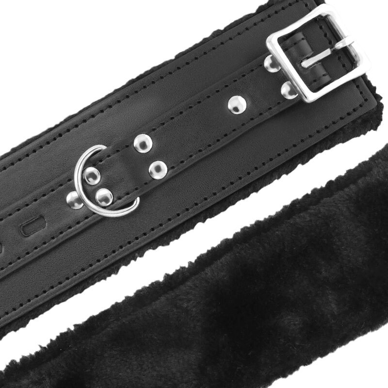 Darkness - Menottes Bdsm Doublées Noires - Image 2