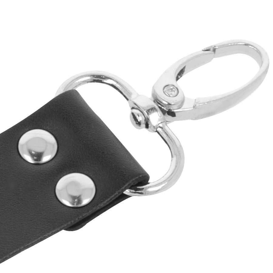 Darkness - Menottes En Cuir Pour Pieds Et Mains Noir - Image 2
