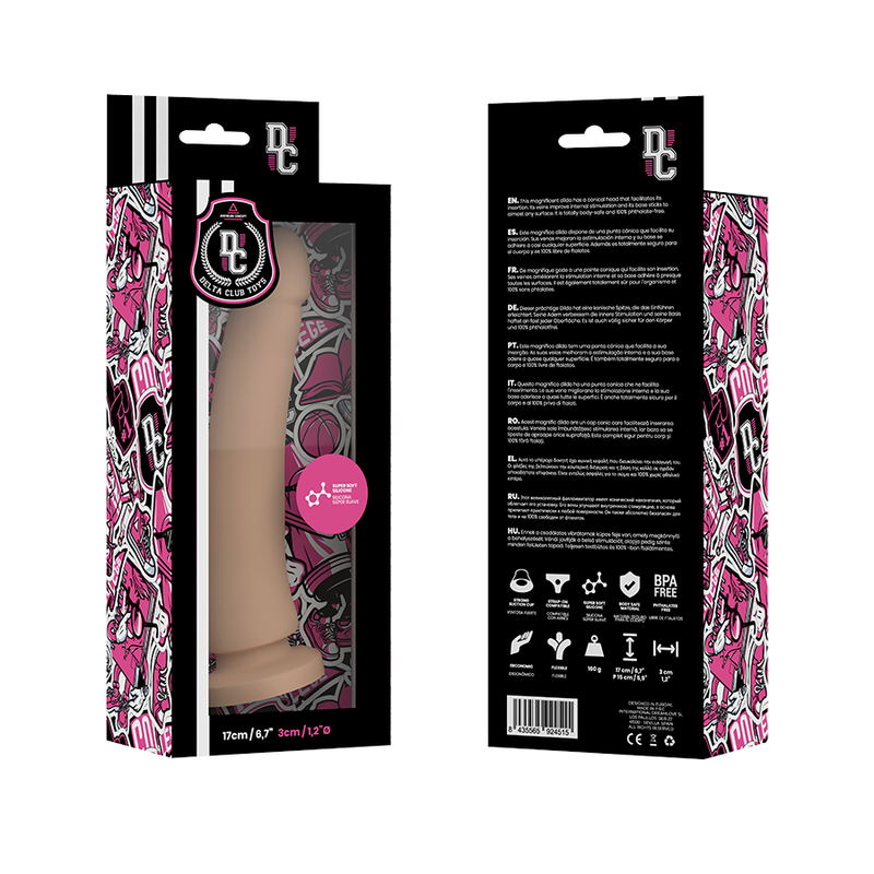 Delta Club - Jouets Gode Médical Naturel Silicone 17 Cm -O- 3 Cm - Image 4