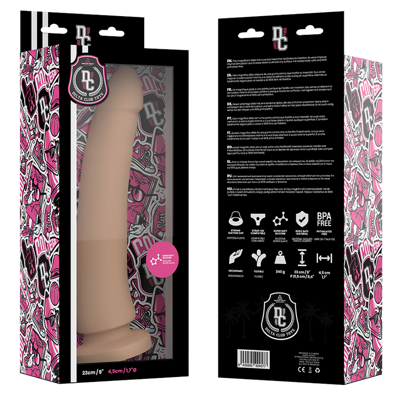 DELTA CLUB - TOYS GODE NATUREL MÉDICAL SILICONE 23 CM -O- 4.5 CM - Image 3