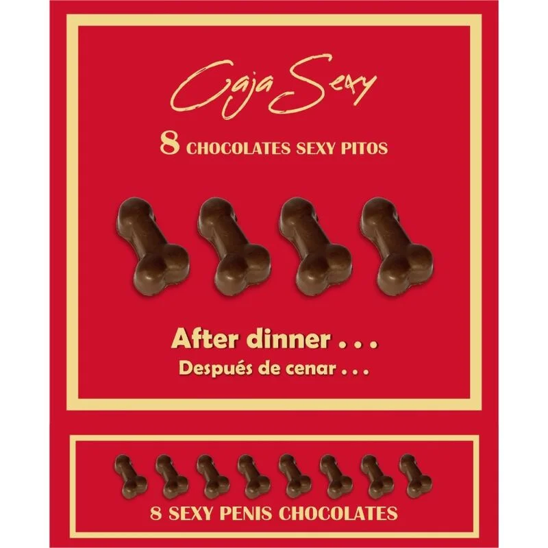 DIABLO PICANTE - BOITE DE 8 CHOCOLATS EN FORME DE PÉNIS