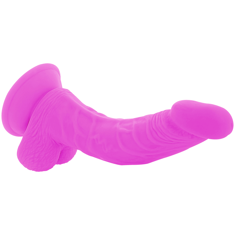 Diversia - Dildo Vibrant Flexible Violet 21.5 Cm -O- 4.5 Cm - Image 4