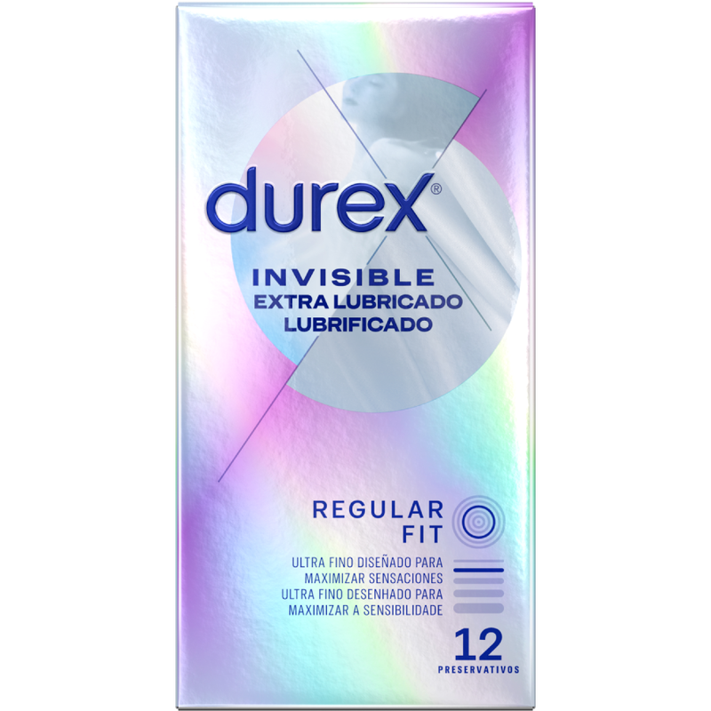 DUREX - EXTRA LUBRICATED INVISIBLE CONDOMS 12 UNITS - Image 2