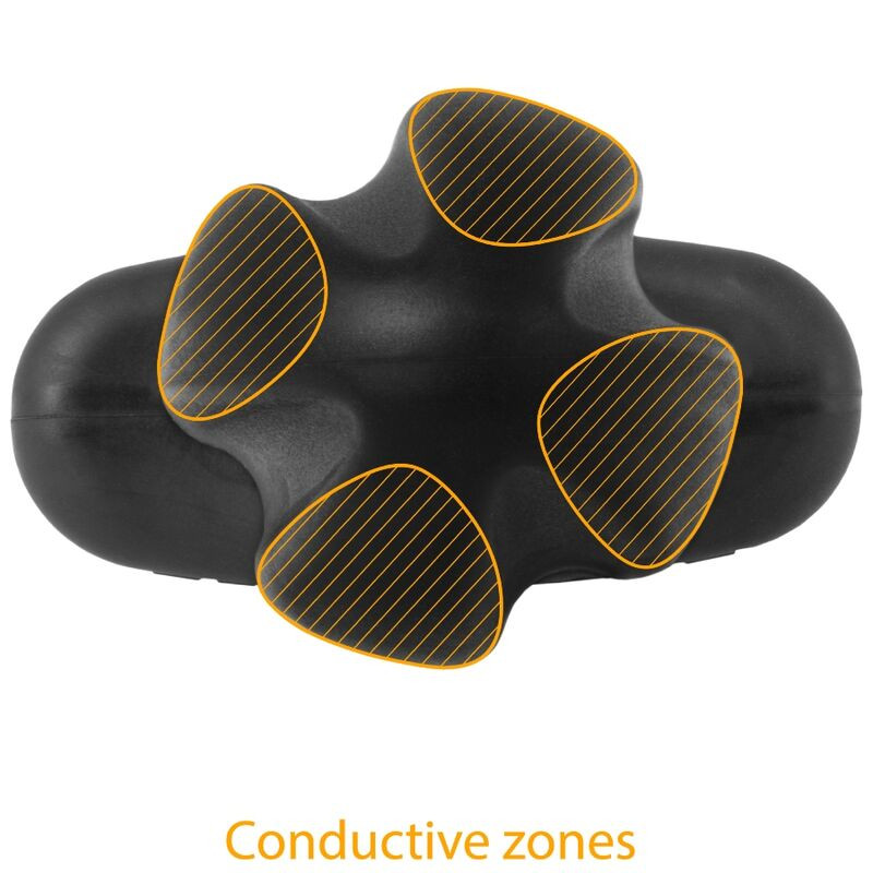 Electrastim - Tartarus Anal Plug Quadripolar Silicone Black - Image 5