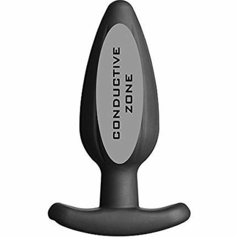 ELECTRASTIM - SILICONE BLACK ROCKER BUTT PLUG LARGE - Image 4