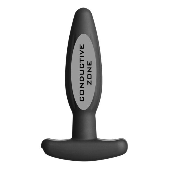 ELECTRASTIM - SILICONE BLACK ROCKER BUTT PLUG SMALL - Image 2