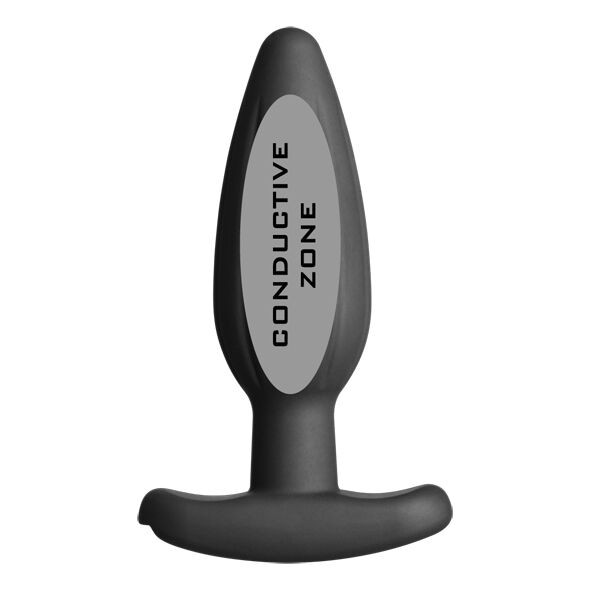 ELECTRASTIM - SILICONE BLACK ROCKER BUTT PLUG MEDIUM - Image 5