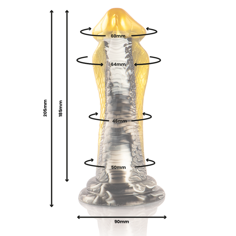 Epic - Dildo Drakon Cobra Geel - Image 3
