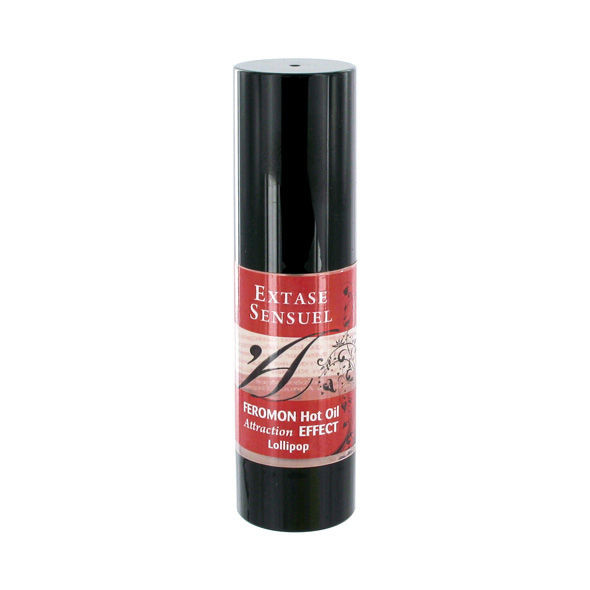 EXTASE SENSUAL - HUILE DE MASSAGE EFFET CHAUFFANT AUX PHÉROMONES SUCETTES 30 ML - Image 2
