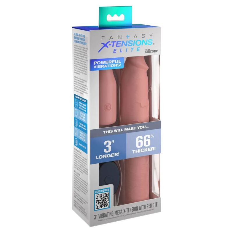 Fantasy X- Tensions - Pipedreams Manche 22,86 Cm + Plug 7,62 Cm Remote Skin - Image 3