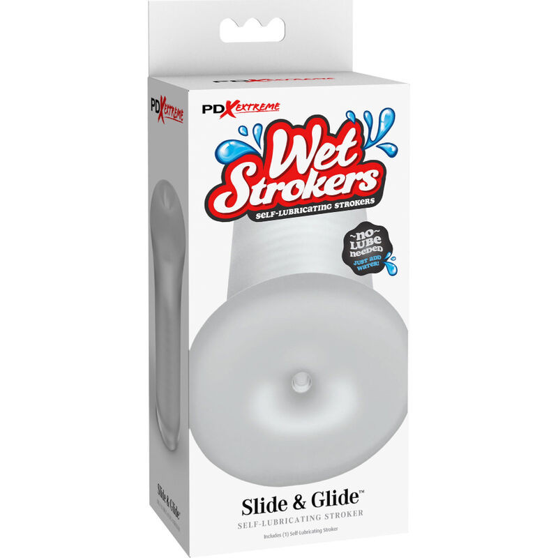 FETISH FANTASY EXTREME - SLIDE & GLIDE STROKER SILICONE TRANSPARENT - Image 3