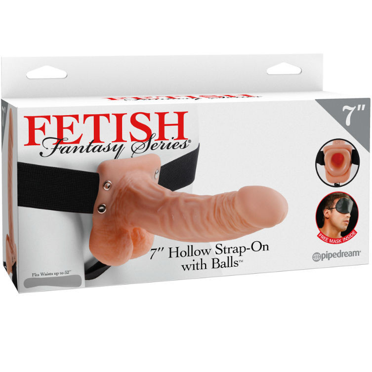 Fetish Fantasy Series - 7 Strap-On Holle Met Ballen 17,8Cm Huid - Image 2