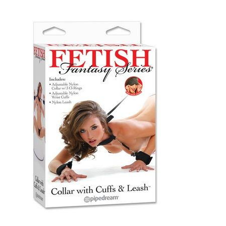 Fetish Fantasy Series - Collar With Cuffs & Leash - Image 2