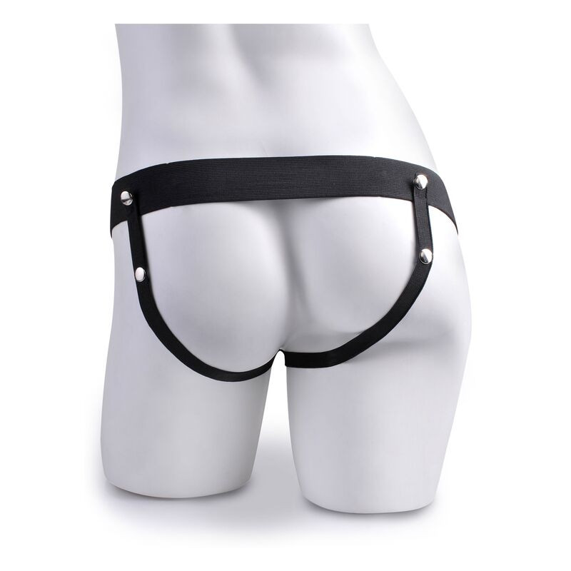 Fetish Fantasy Series - Verstelbaar Realistisch Penis Harnas Met Ejaculerende Ballen 19 Cm - Image 4
