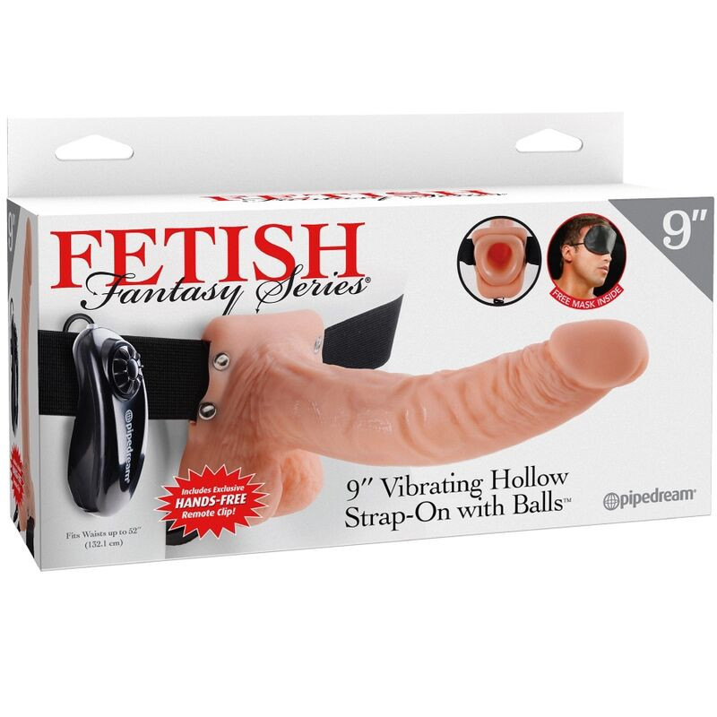 Fetish Fantasy Series - Adjustable Harness Remote Control Realistic Penis With Testicles 23 Cm - Image 4