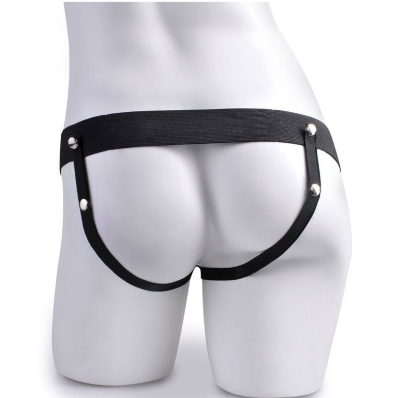 Fetish Fantasy Series - Verstelbaar Harnais Met Afstandsbediening Realistische Penis Met Opladbare Teelballen En Vibrator 15 Cm - Image 4