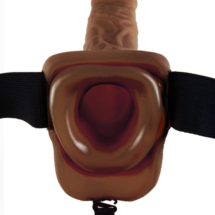Fetish Fantasy Series - Sangle Creuse 9 Avec Boules 22.9Cm Marron - Image 4