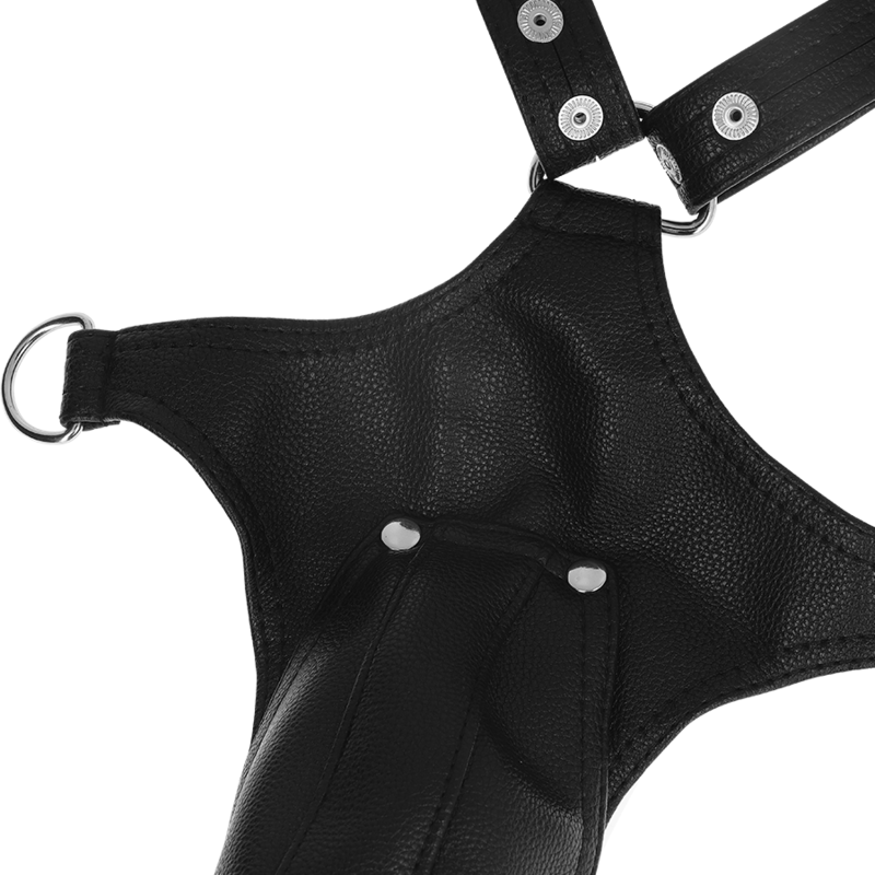 FETISH SUBMISSIVE ATTITUDE - MENS ECO-LEATHER JOCK STRAP HARNESS - Image 4