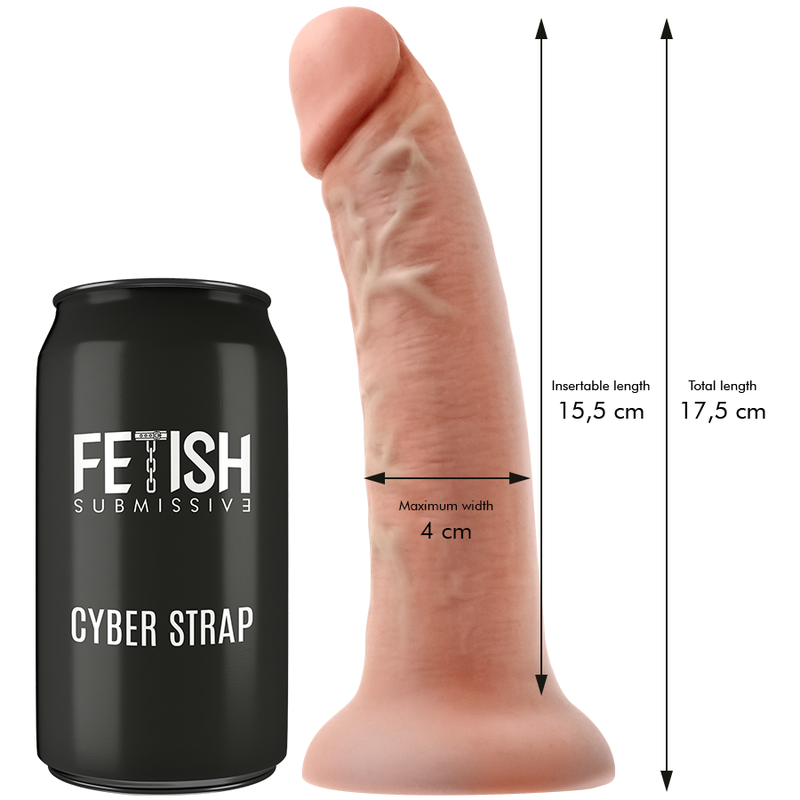 Fetish Submissive Cyber Strap - Harnas Met Dildo En Afstandsbediening Bullet Technologie Watchme - Image 4
