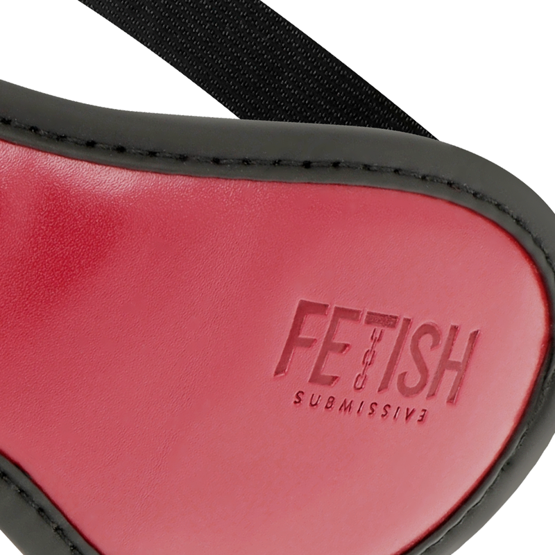 FETISH SUBMISSIVE DARK ROOM - VEGAN LEATHER MASK WITH NEOPRENE LINING - Image 2