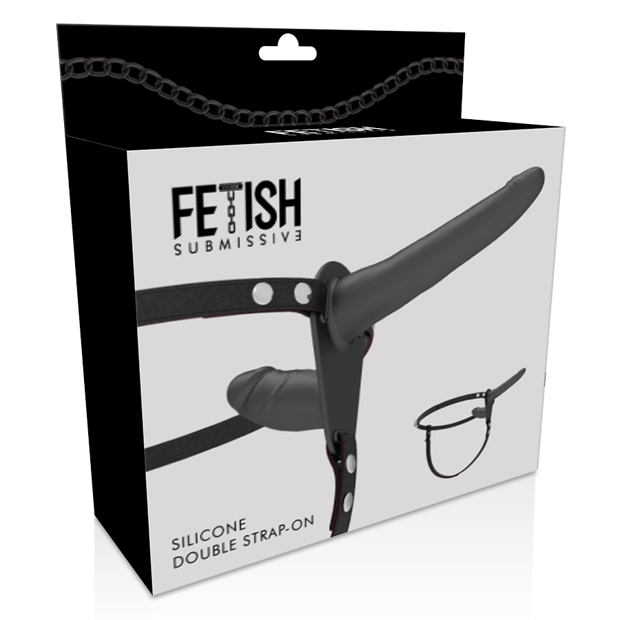 Fetish Submissive Harness - Double Penetratie Zwart - Image 4