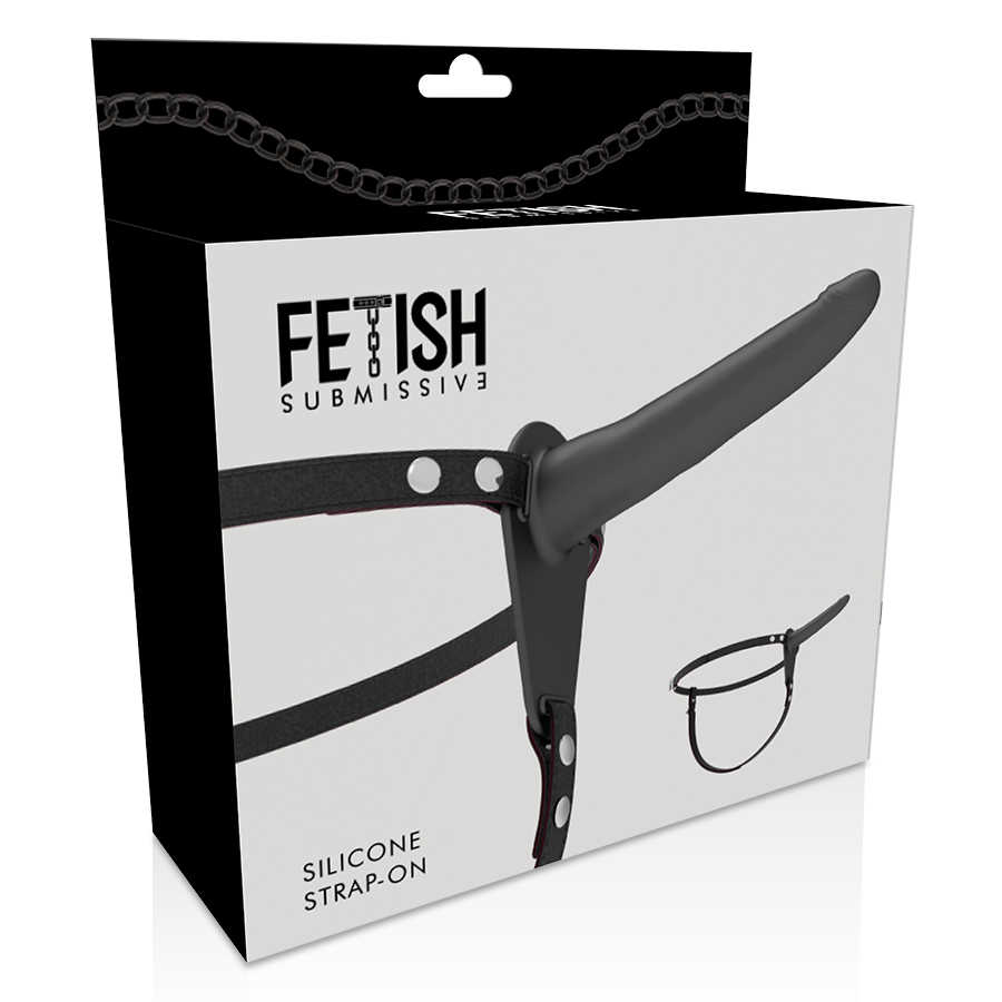 Fetish Submissive Harness - Silicone Noir 15 Cm - Image 4
