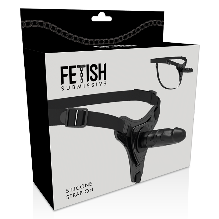 Fetish Submissive Harness - Realistische Zwarte Silicone 15 Cm - Image 4