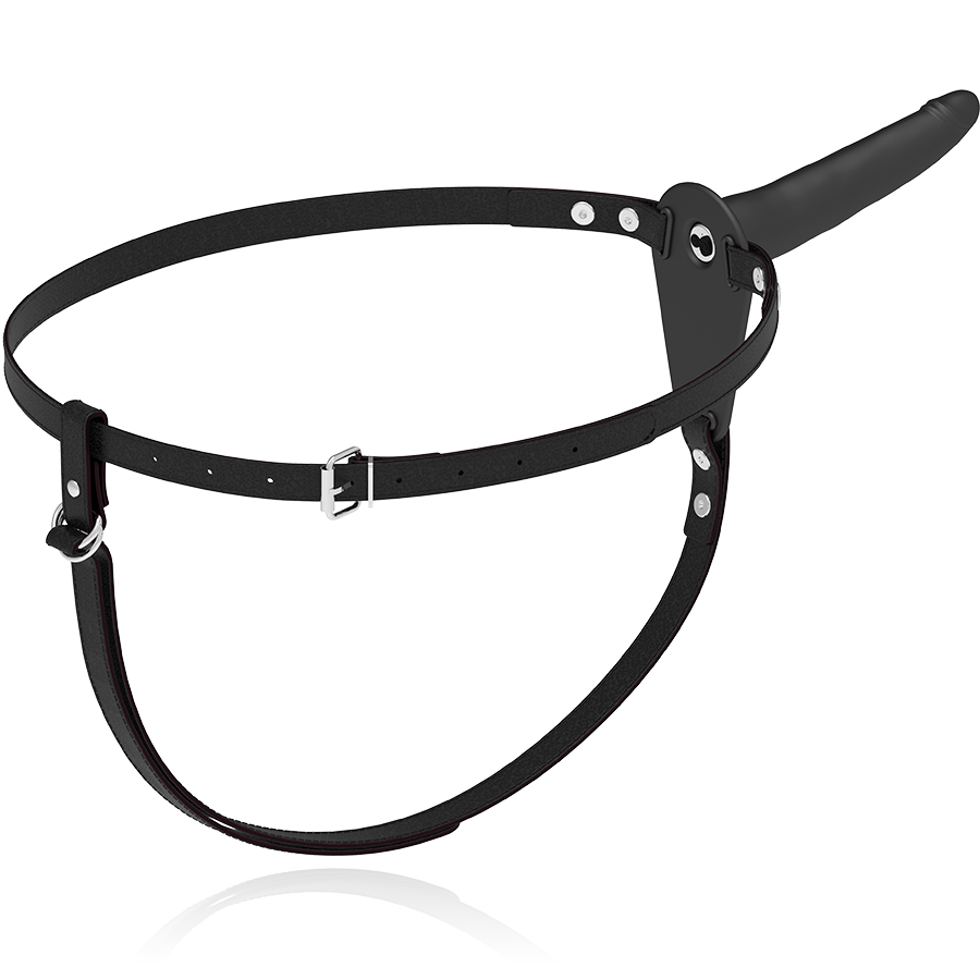 Fetish Submissive Harness - Zwarte Silicone Vibrator 15 Cm - Image 4